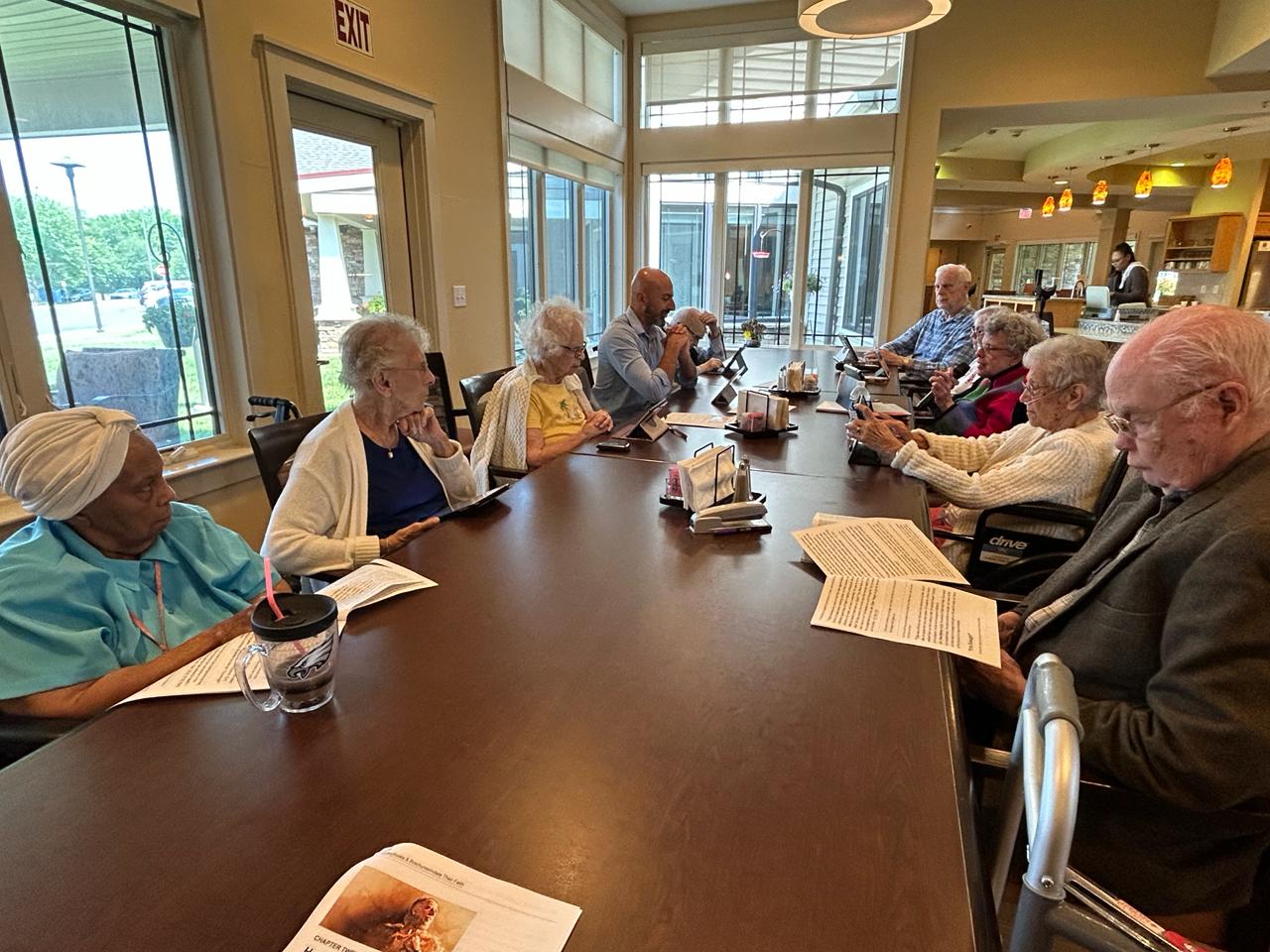 Study Time at Legacy Place Senior Assisted Living