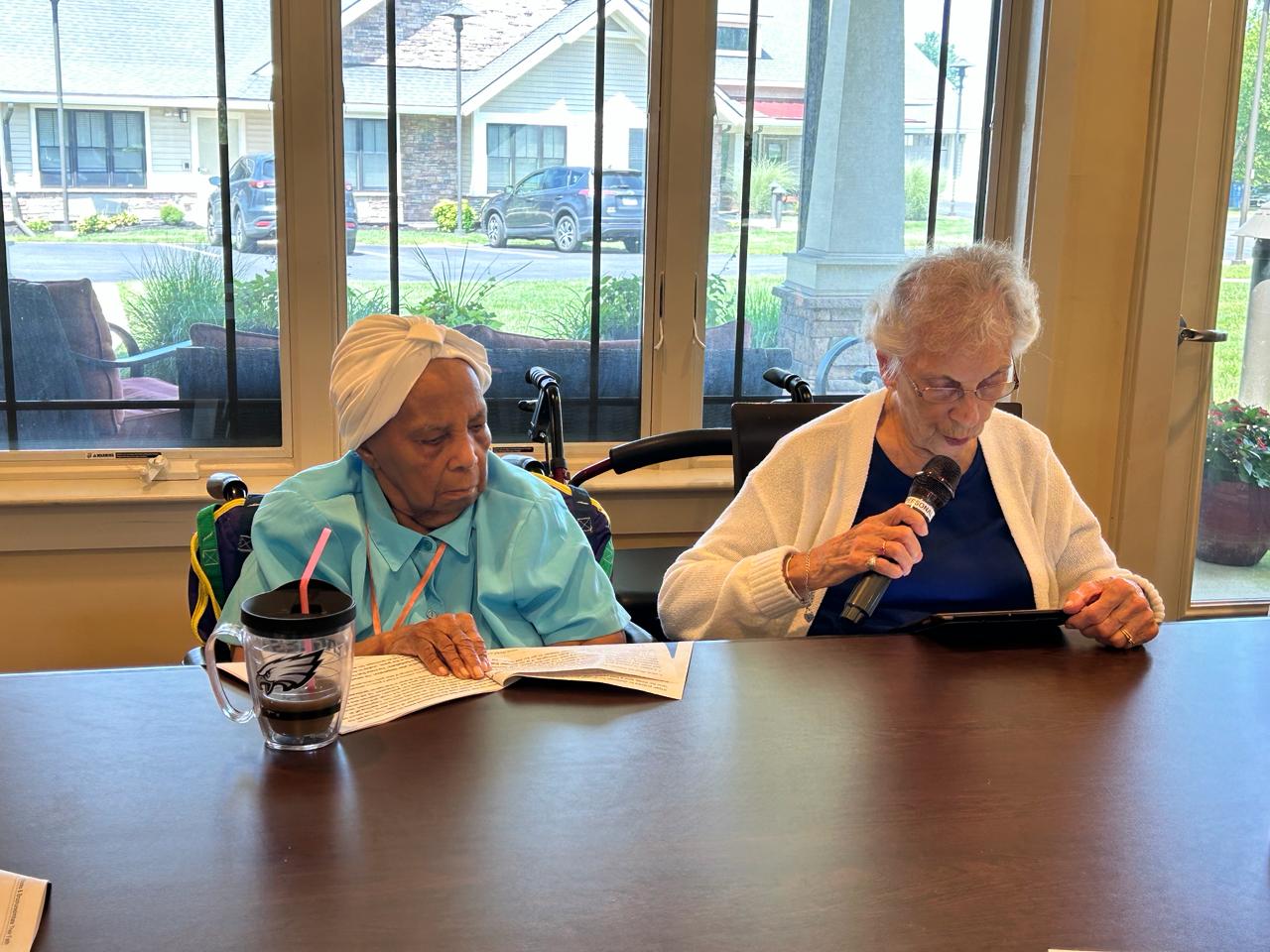 Study Time at Legacy Place Senior Assisted Living