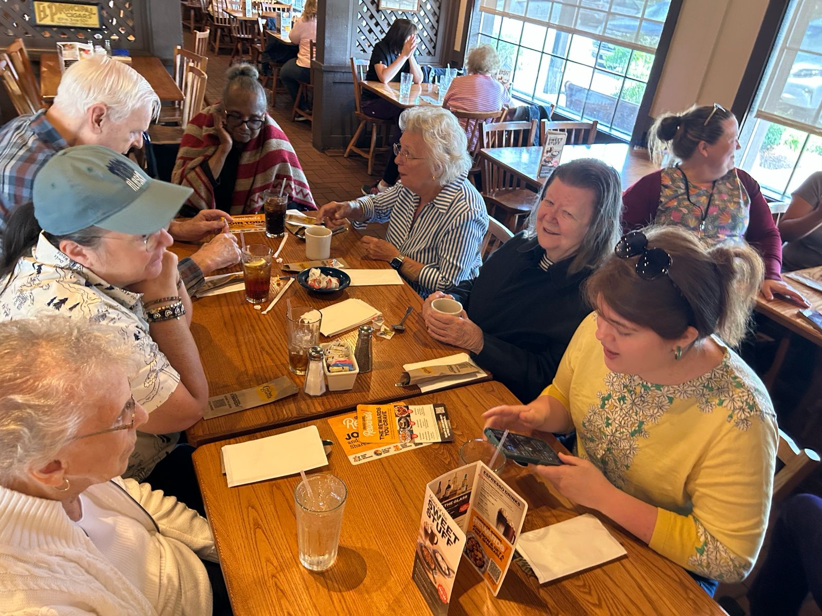 Visit to a restaurant from Legacy Place Senior Assisted Living