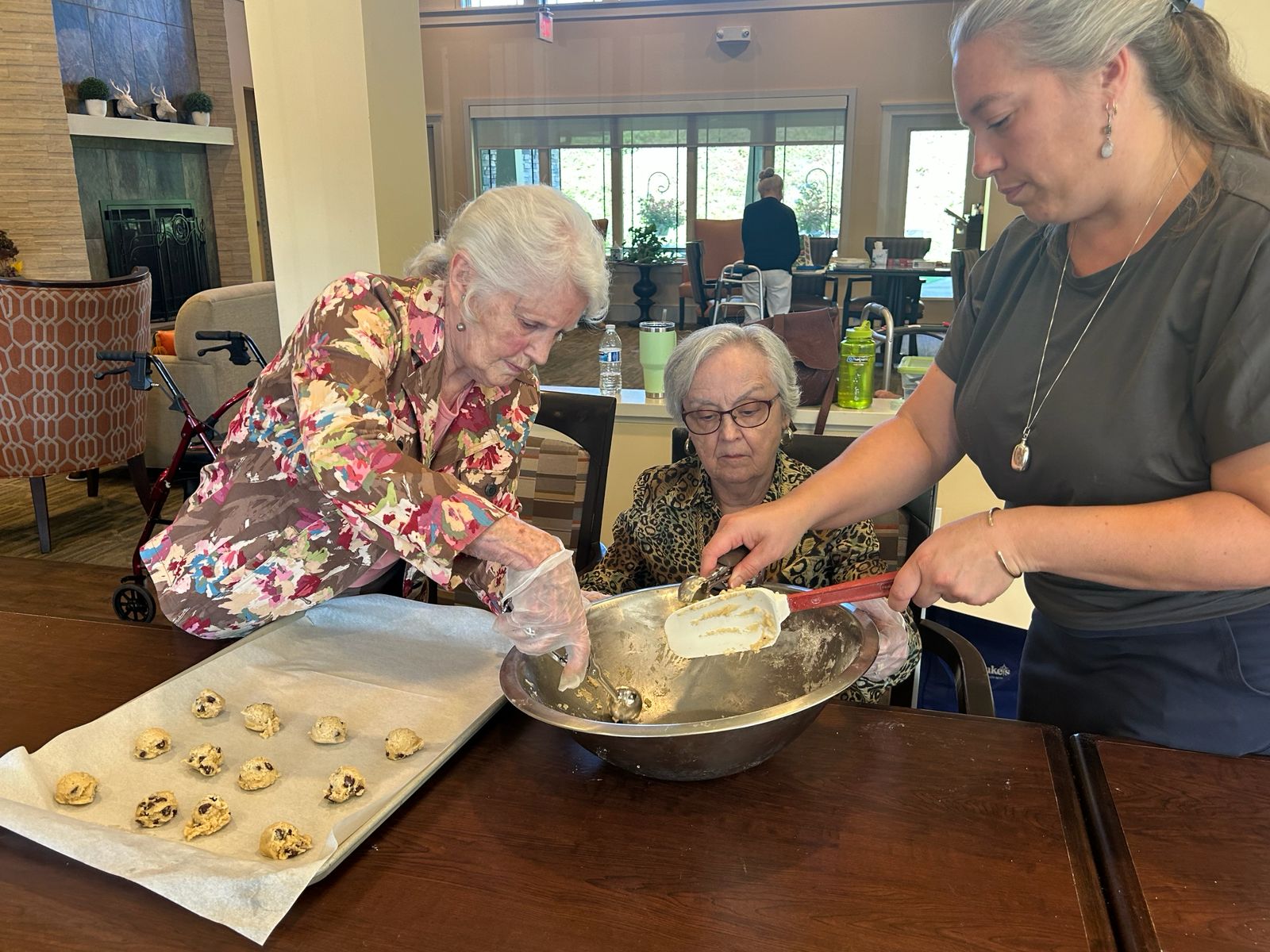 Baking at Legacy Place Senior Assisted Living