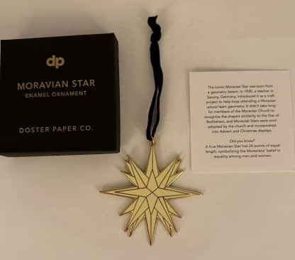 Enamel Moravian Star ornament - Image 2