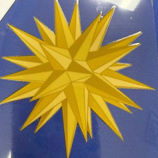 Moravian Star Vinyl Stickers