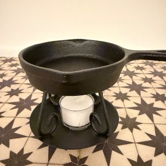 Tart Burner - Cast Iron fry pan with stand